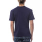 Blue Cotton Men T-Shirt