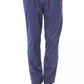 Blue Cotton Men Pant