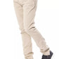 Beige Cotton Men Chino Pant