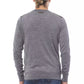 Gray Wool Men Cardigan