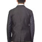 Gray Cotton Men Blazer