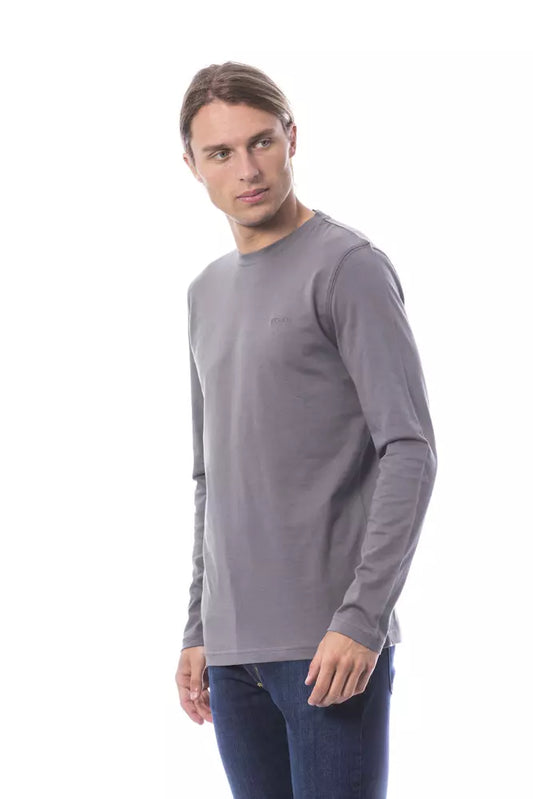 Gray Cotton Mens TShirt