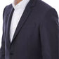 Blue Wool Men Blazer