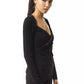 Black Viscose Women Top