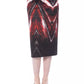 Multicolor Polyester Women's Pencil Skirt