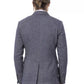 Blue Polyester Mens Blazer