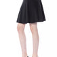 Black Polyester Women Skirt