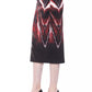 Multicolor Polyester Women's Pencil Skirt