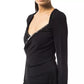 Black Viscose Women Top