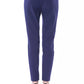 Blue Polyester Women Pants