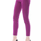 Purple Polyester Women Pants