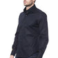 Blue Cotton Men Shirt