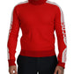 Elegant Red Pullover Sweater for Men