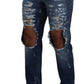 Chic Tattered Denim Pants for the Modern Man