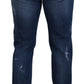 Chic Tattered Denim Pants for the Modern Man