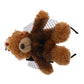 Teddy Bear Gold Crystal  Crown Tiara Diadem Hair Band