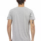 Gray Cotton Men T-Shirt