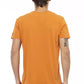 Orange Cotton Men T-Shirt