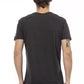 Black Cotton Men T-Shirt