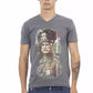 Gray Cotton Mens TShirt