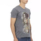 Gray Cotton Mens TShirt