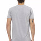 Gray Cotton Men T-Shirt