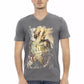 Gray Cotton Men's T-Shirt