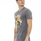 Gray Cotton Men's T-Shirt