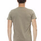 Brown Cotton Men T-Shirt