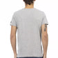 Gray Cotton Men T-Shirt