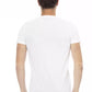 White Cotton Men's V-Neck T-Shirt