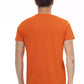 Orange Cotton Men T-Shirt