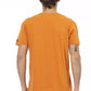 Orange Cotton Men T-Shirt