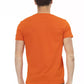 Orange Cotton Men T-Shirt