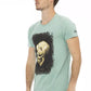 Green Cotton Men T-Shirt