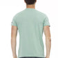 Green Cotton Men T-Shirt