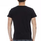 Black Cotton Men T-Shirt