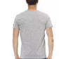 Gray Cotton Men T-Shirt