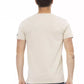 Beige Cotton Men T-Shirt