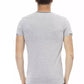 Gray Cotton Men T-Shirt