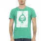 Green Cotton Men T-Shirt