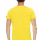 Yellow Cotton Men T-Shirt