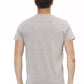 Gray Cotton Men T-Shirt