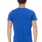 Blue Cotton Men's T-Shirt