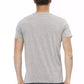 Gray Cotton Men T-Shirt