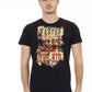 "Black Cotton Men T-Shirt"