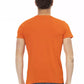 Orange Cotton Men T-Shirt