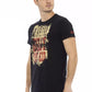 "Black Cotton Men T-Shirt"