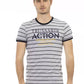 Gray Cotton Men T-Shirt