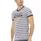 Gray Cotton Men T-Shirt